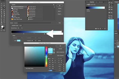 what is gradient map in photoshop