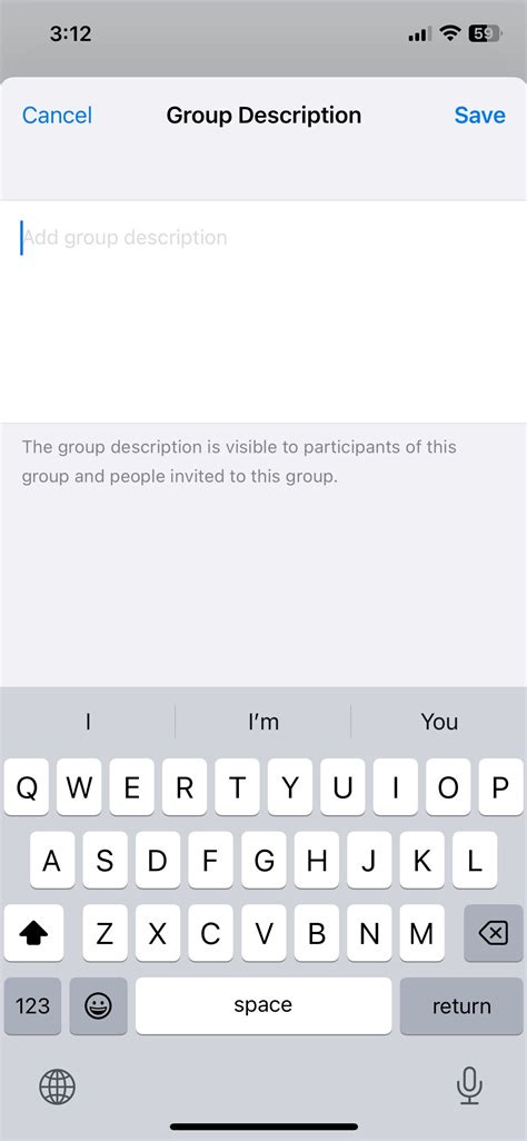 what is group description
