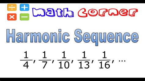 what is harmonic sequence