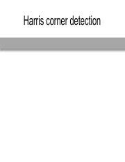 what is harris corner detection explain with example