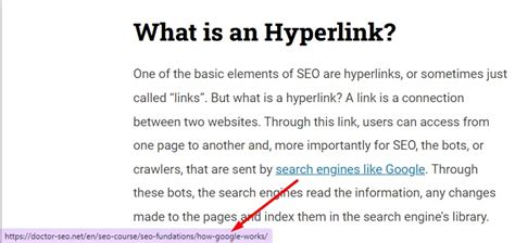 what is hyperlink and example