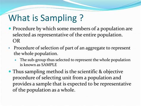 what is image sampling