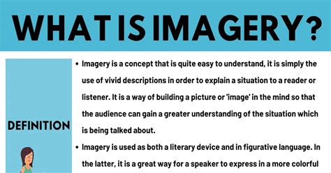 what is imagery used for in writing