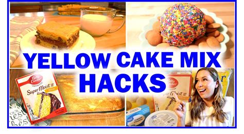 what is in a yellow box cake mix