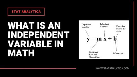 what is independent variable in general mathematics