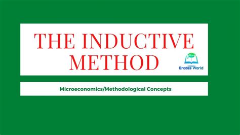 what is inductive method in economics