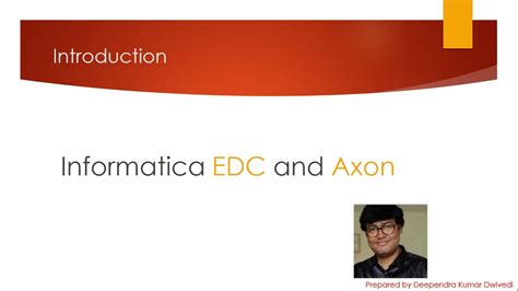 what is informatica edc and axon