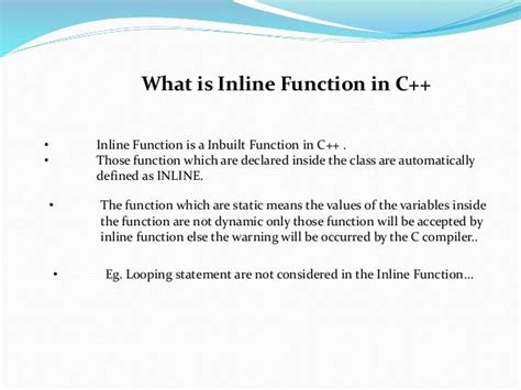 what is inline function with example in c++