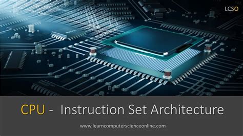 what is instruction in computer architecture