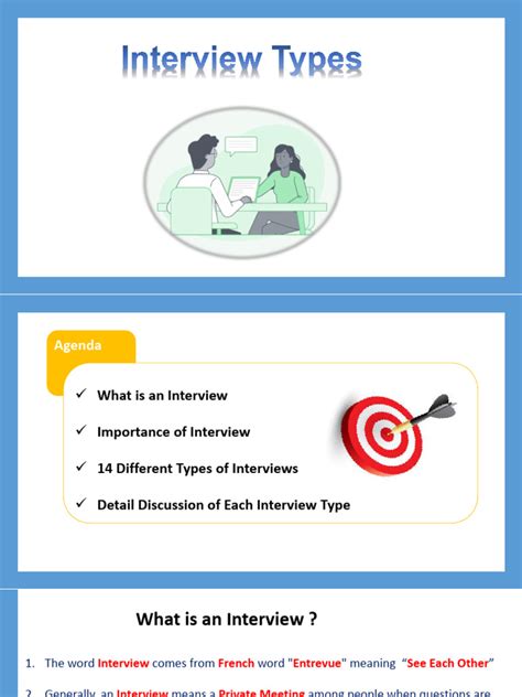 what is interview and its types pdf