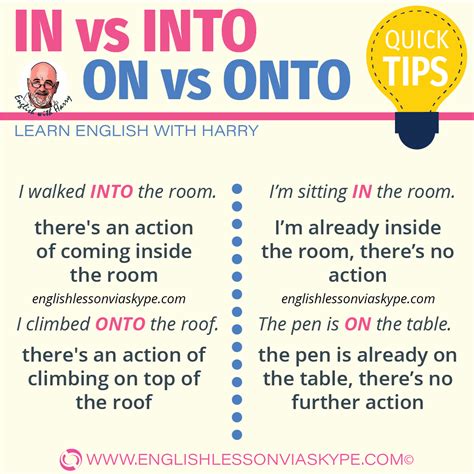 what is into in english