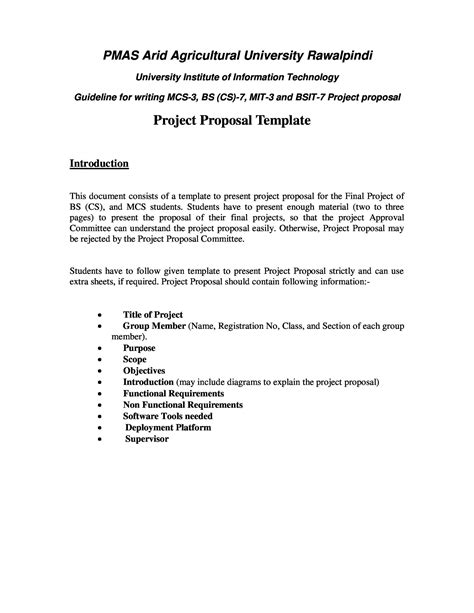 what is introduction in project proposal