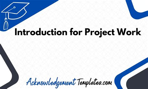 what is introduction in project work