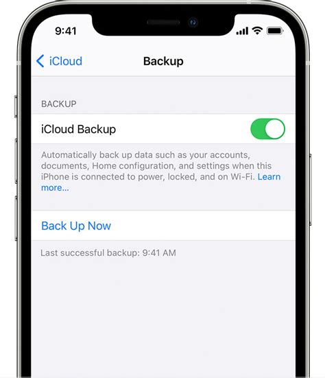 what is iphone icloud backup