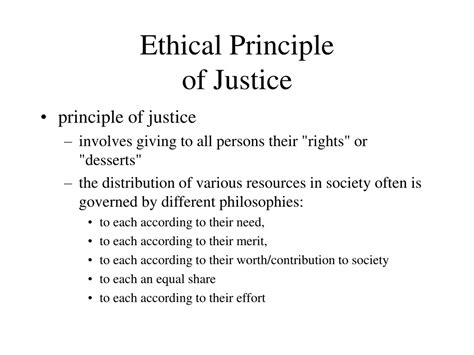what is justice in ethics