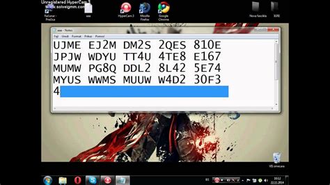 what is key code in call of duty 4
