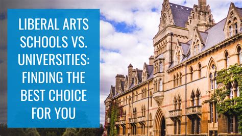 what is liberal arts schools