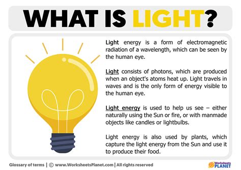 what is light simple explanation