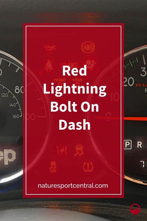 what is lightning bolt on dash