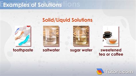 what is liquid solution explain with an example