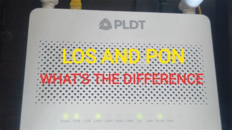 what is los in pldt router