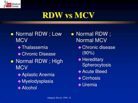 what is low rdw in blood work mean