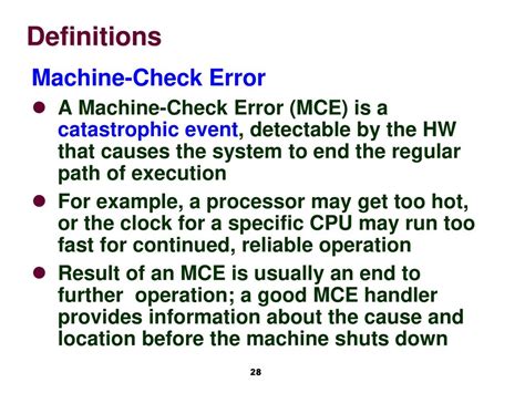 what is machine check error