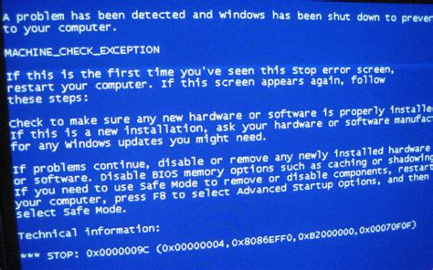 what is machine check exception