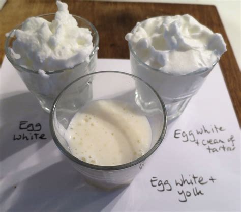 what is made from egg white foam and sugar