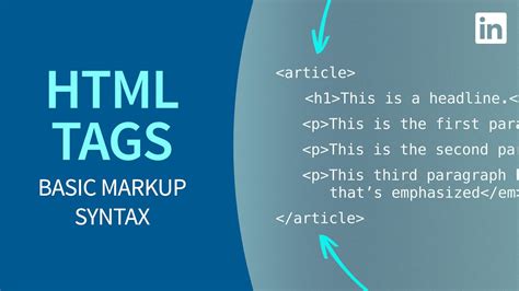 what is markup in html