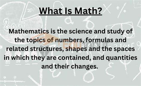 what is math explain