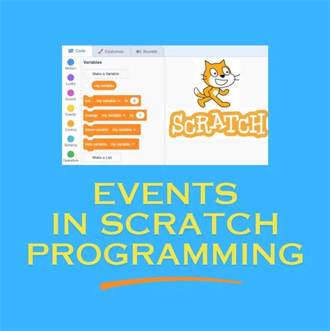 what is meant by an event in scratch explain with an example