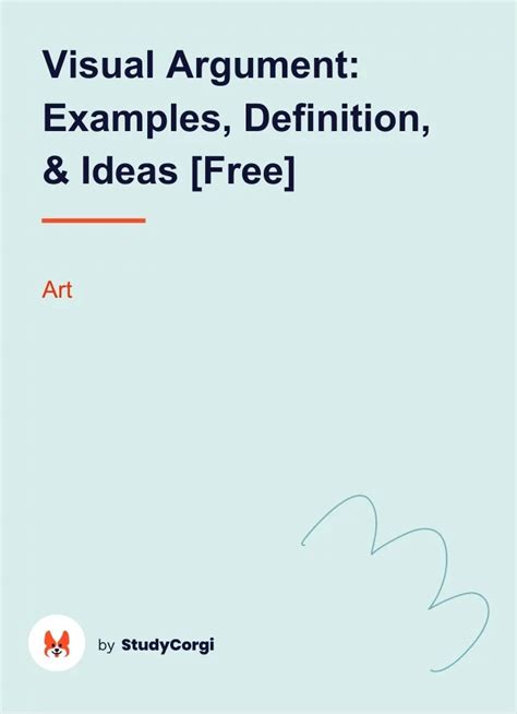 what is meant by art as a visual argument