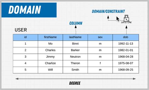 what is meant by atomic domain in rdbms