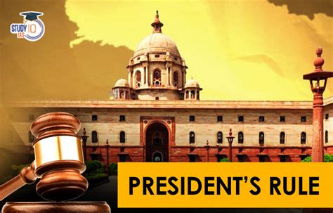 what is meant by president rule in a state