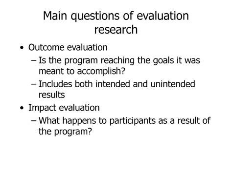 what is meant by program evaluation