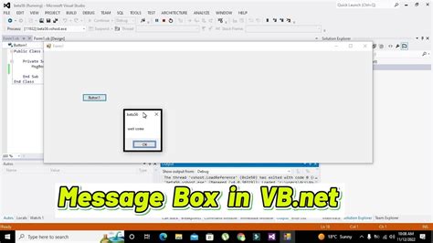 what is message box in vb