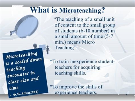 what is micro teaching slideshare