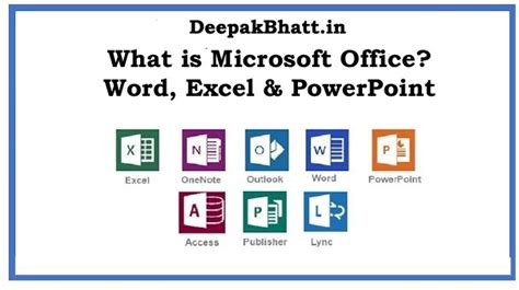 what is microsoft word excel and powerpoint