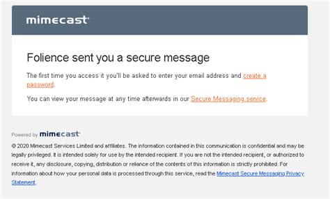 what is mimecast secure messaging