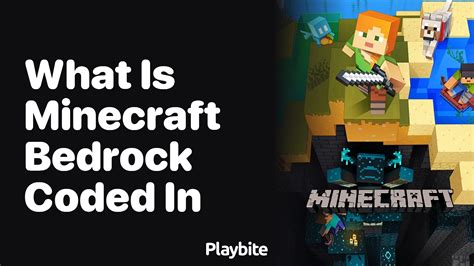 what is minecraft bedrock coded in