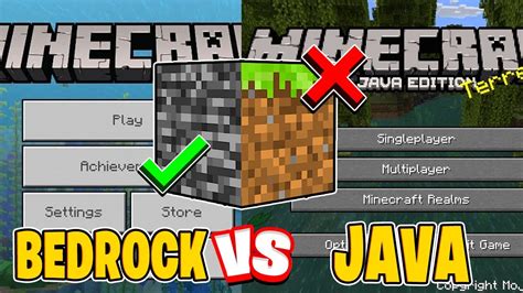 what is minecraft java edition vs bedrock