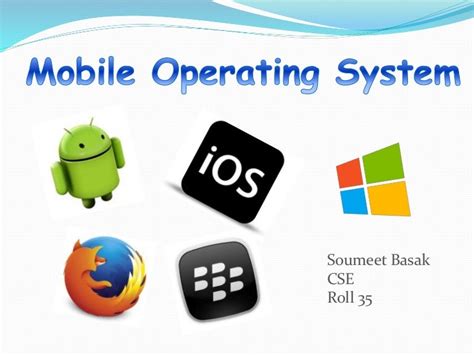 what is mobile operating system class 10