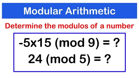 what is modulo arithmetic in mathematics