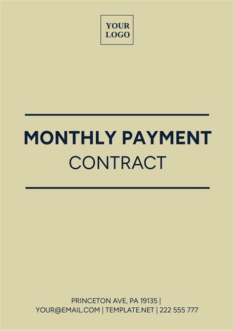 what is monthly payment