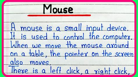 what is mouse in computer simple definition