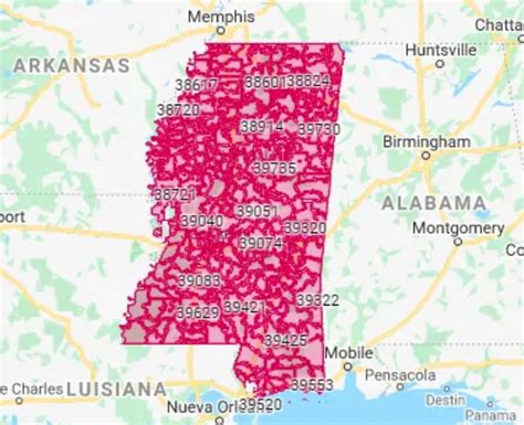 what is ms postal code