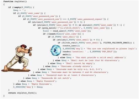 what is nested code