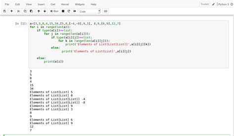 what is nested list explain with example in python