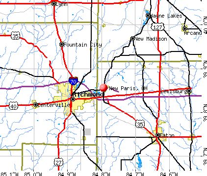 what is new paris ohio zip code